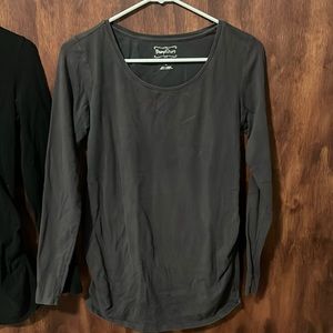 Gray maternity shirt